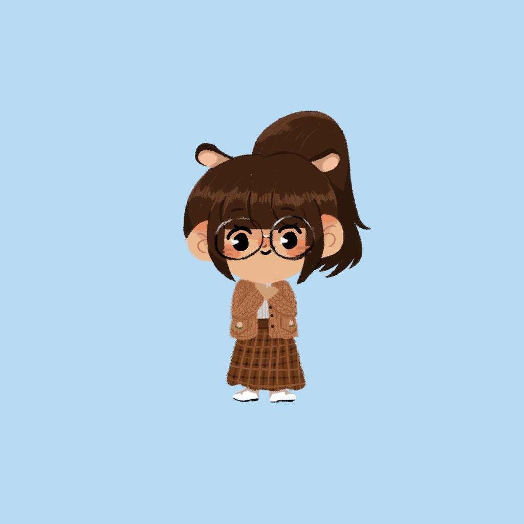Chipmunk Fursona Chibi OC